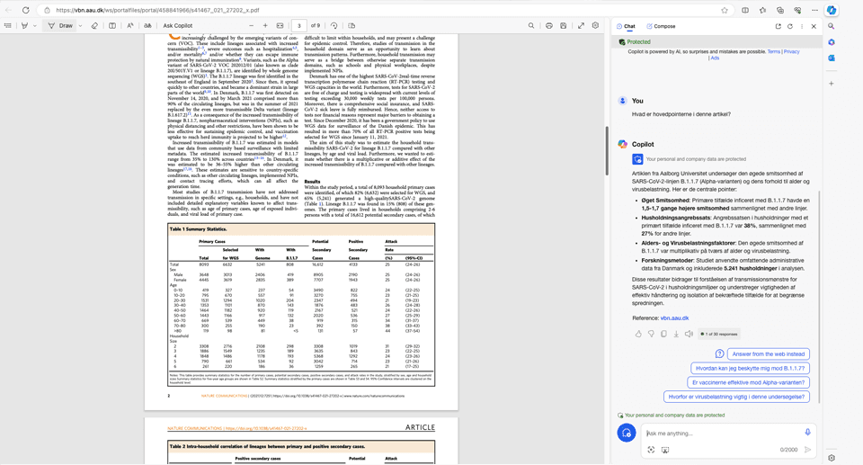Extension in the Edge browser
